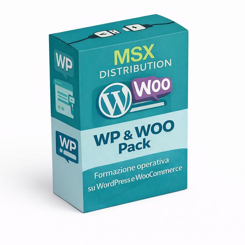 servizio wp woo pack msx