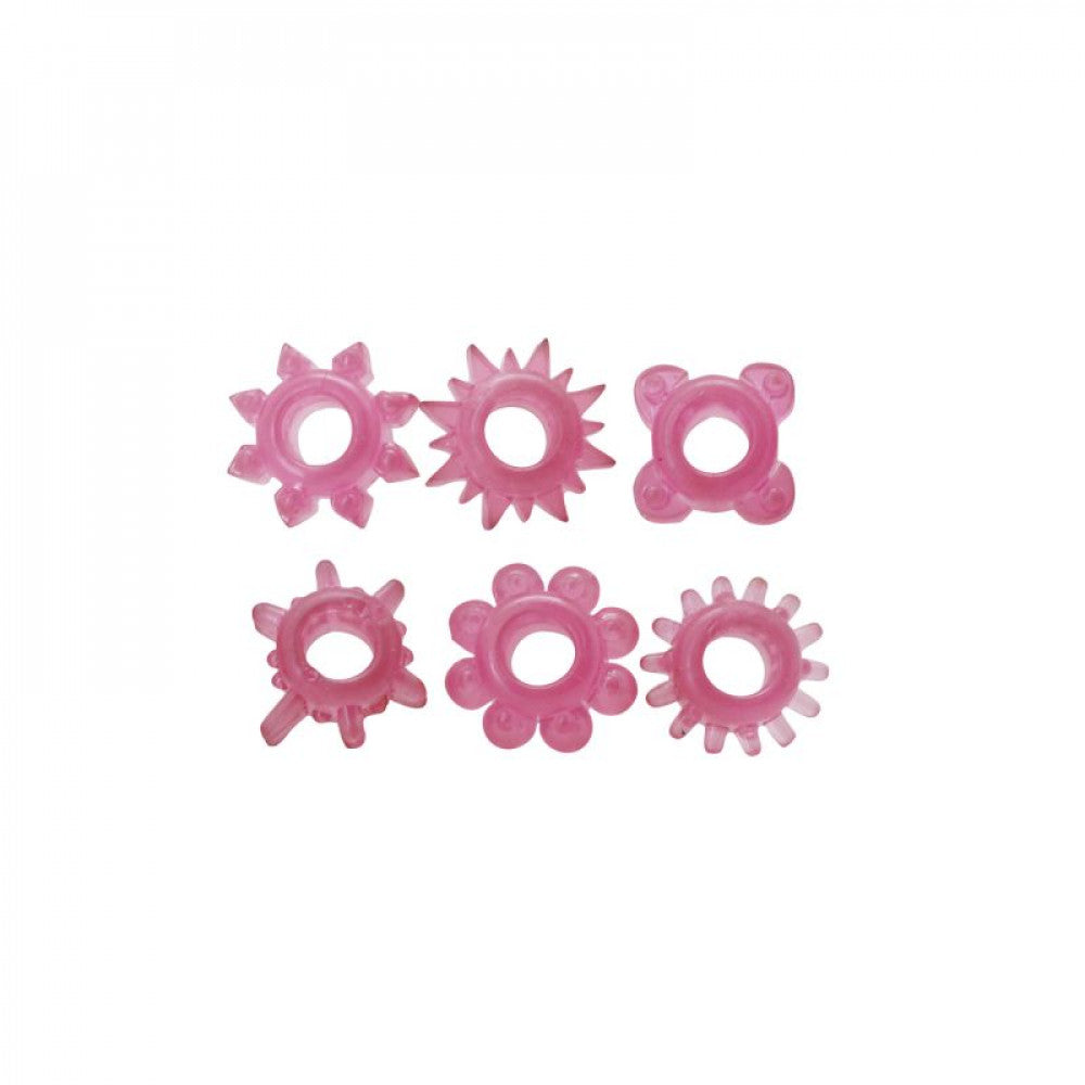 Cock Rings Pink Kit 
