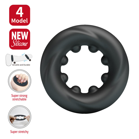 anello fallico daquez nero crazy bull