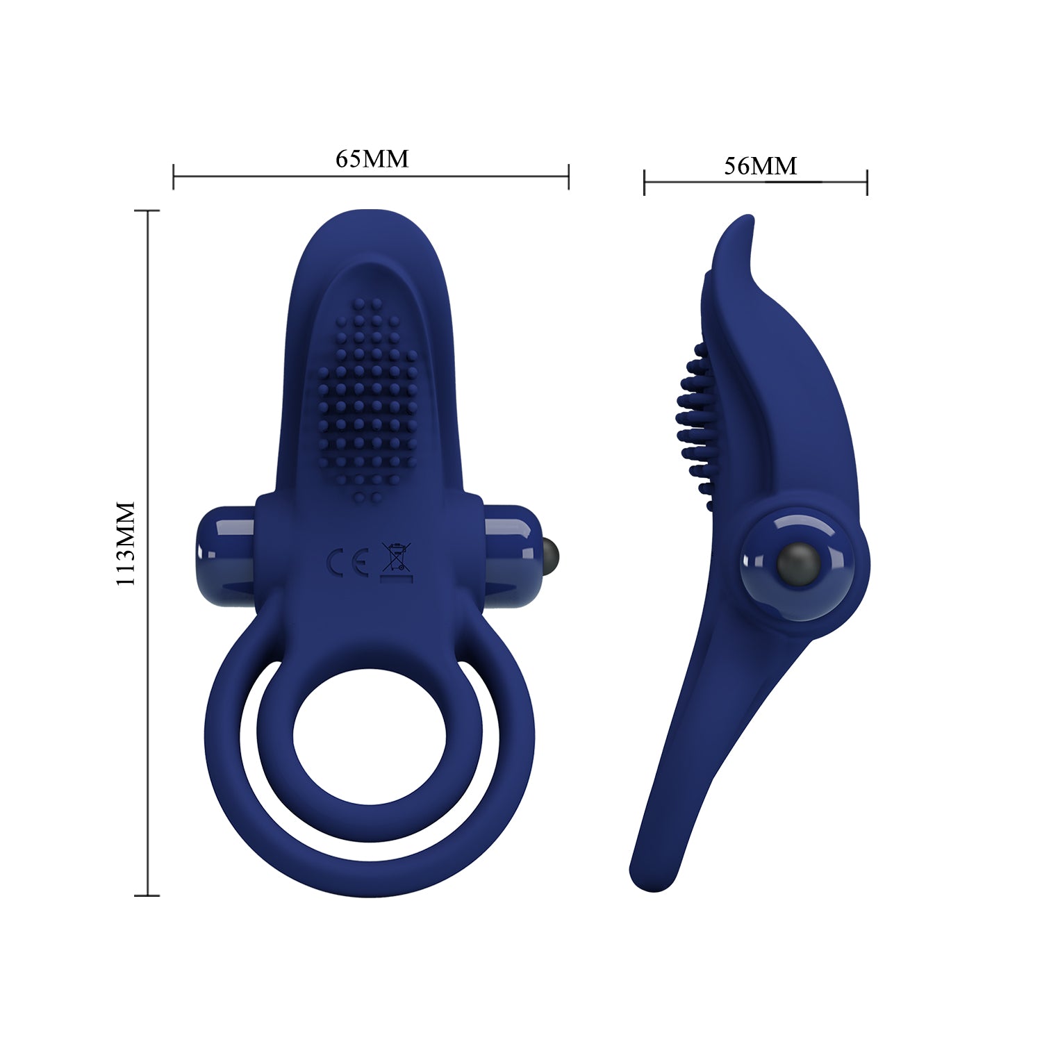 anello vibrante  bronson blu pretty love