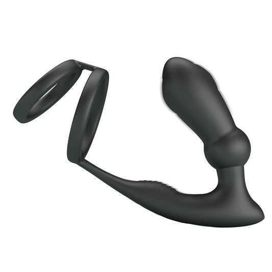 vibratore anale emoni nero pretty love