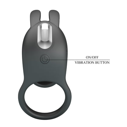 anello vibrante matty nero pretty love
