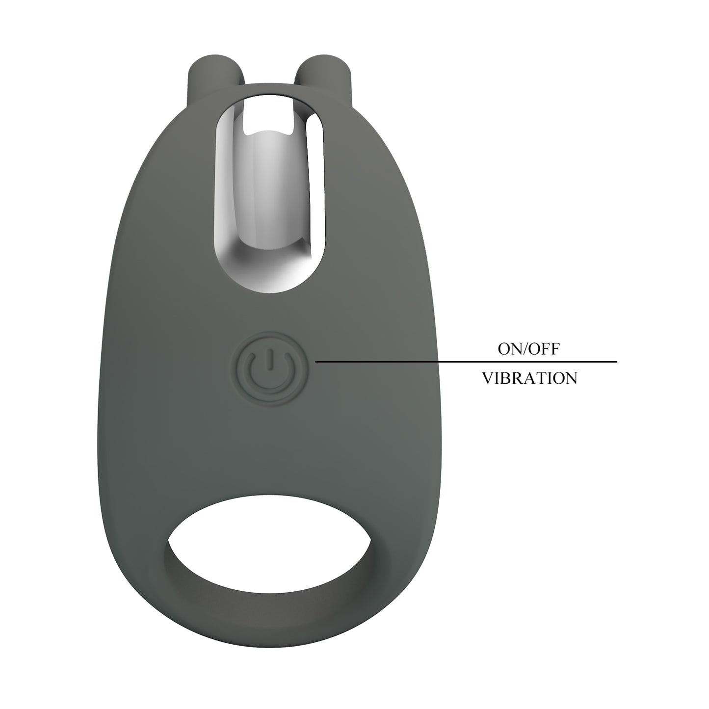 anello vibrante stratus grigio pretty love