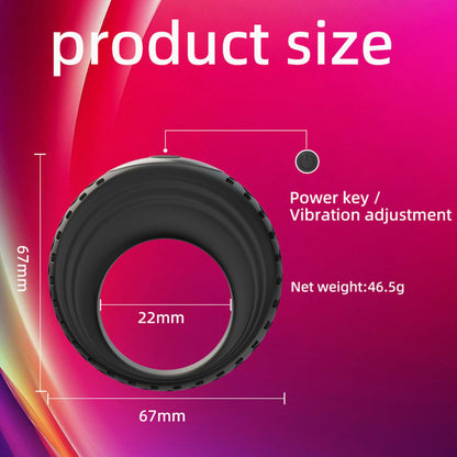 anello vibrante whirlwind tire nero