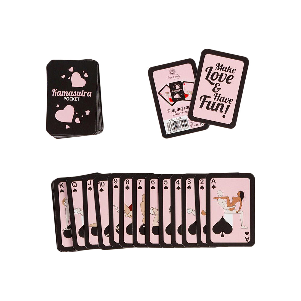 carte sexy kamasutra pocket secret play dall'alto