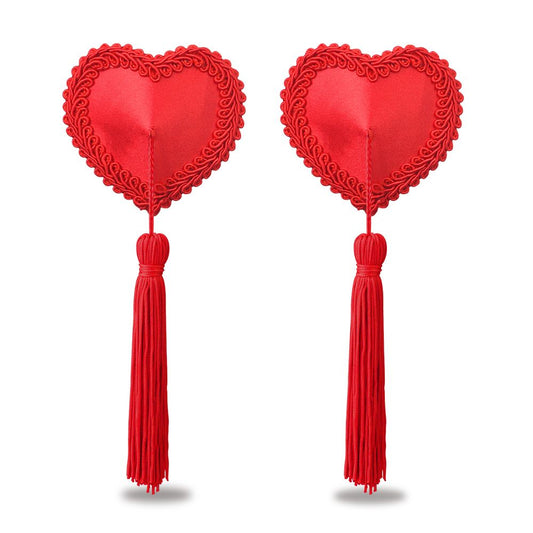 Red Heart Nipple Pasties