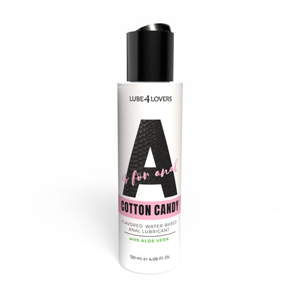 lubrificante anale a is for cotton candy 120ml lube4lovers