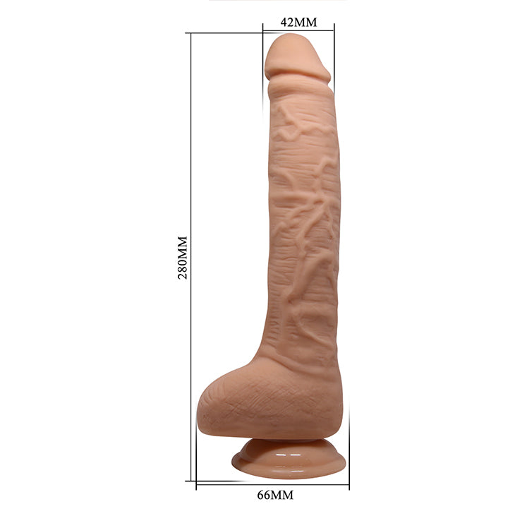 dildo xxl beautiful  stright rosa flesh baile