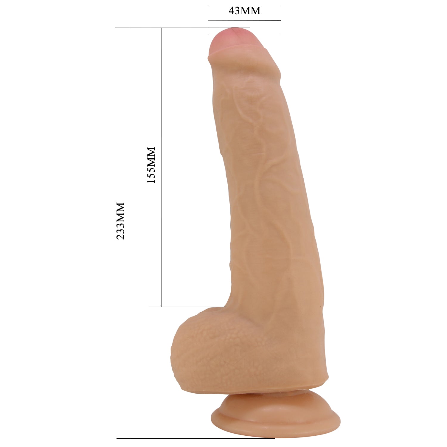 dildo realistico draco rosa flesh pretty love