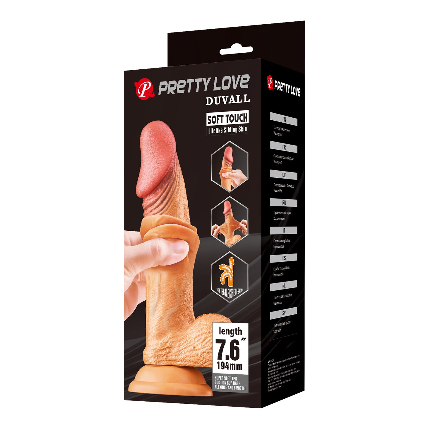 dildo realistico duvall rosa flesh pretty love
