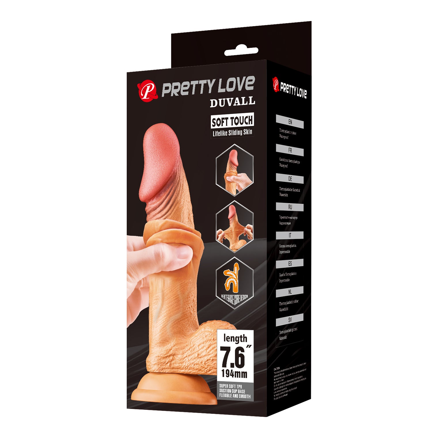 dildo realistico duvall rosa flesh pretty love
