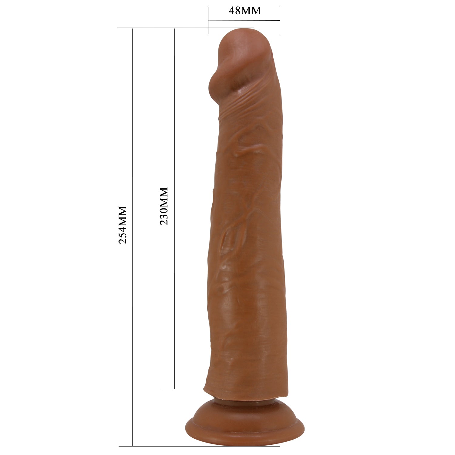 dildo xxl sharife marrone chiaro pretty love
