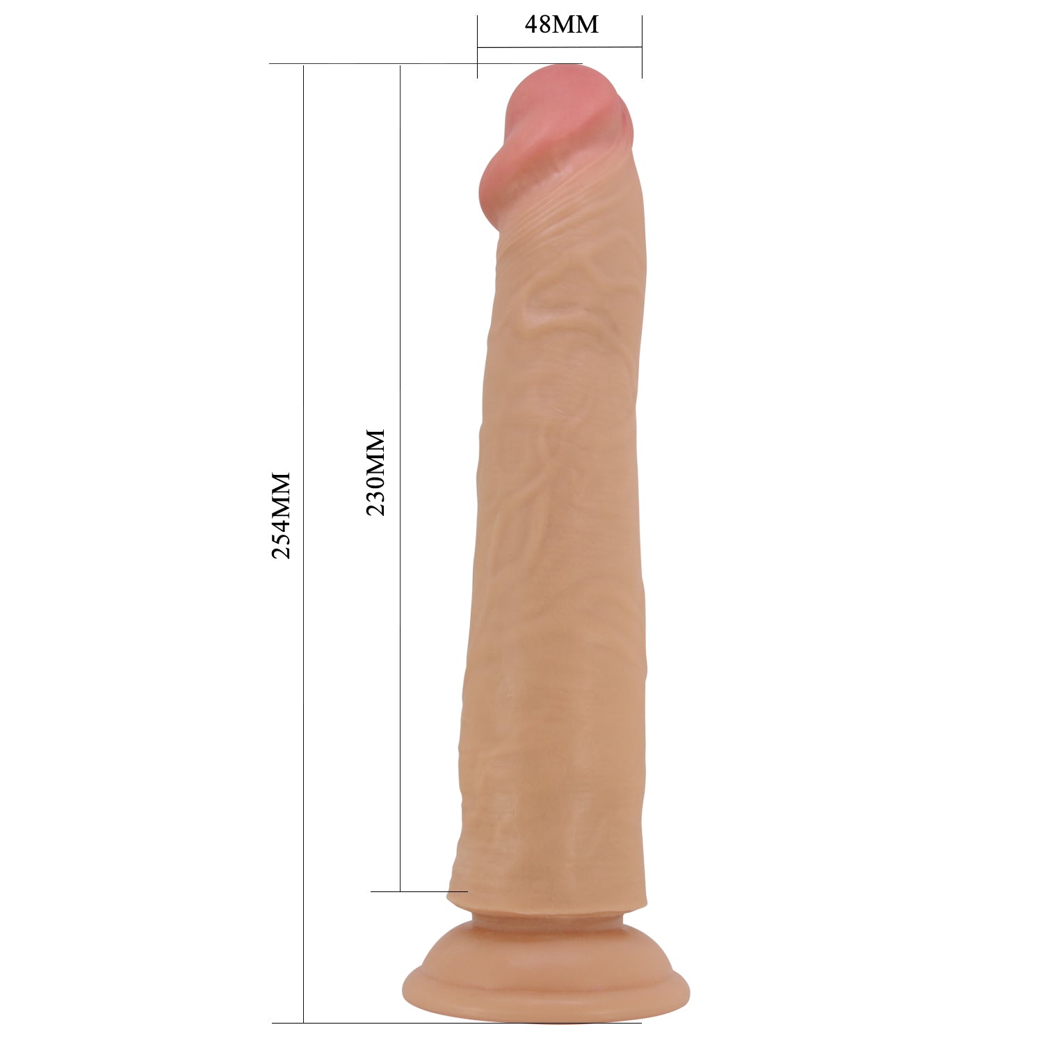 dildo xxl sharife rosa flesh pretty love