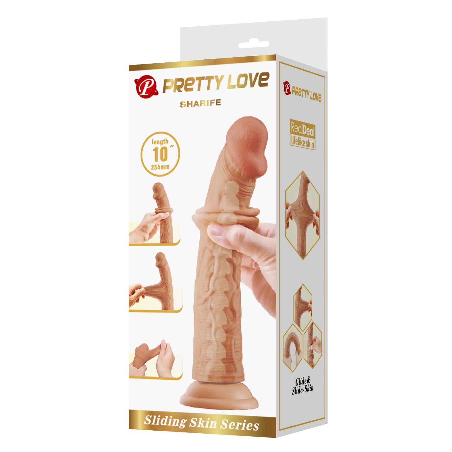 dildo xxl sharife rosa flesh pretty love