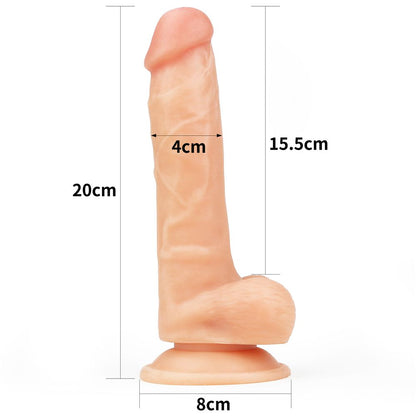 Dildo Realistico Ultra Soft Raul 20 cm