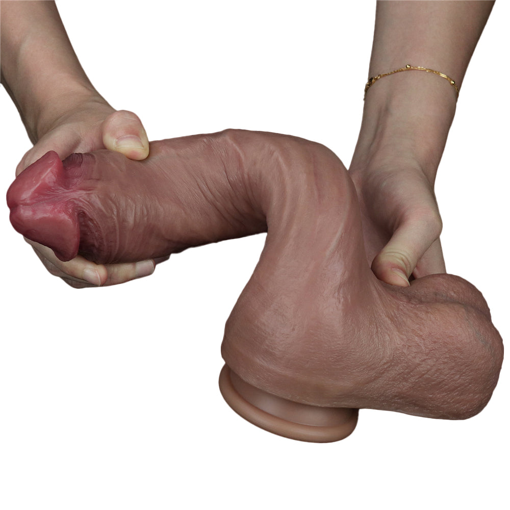 dildo xxl leon lovetoy con mano