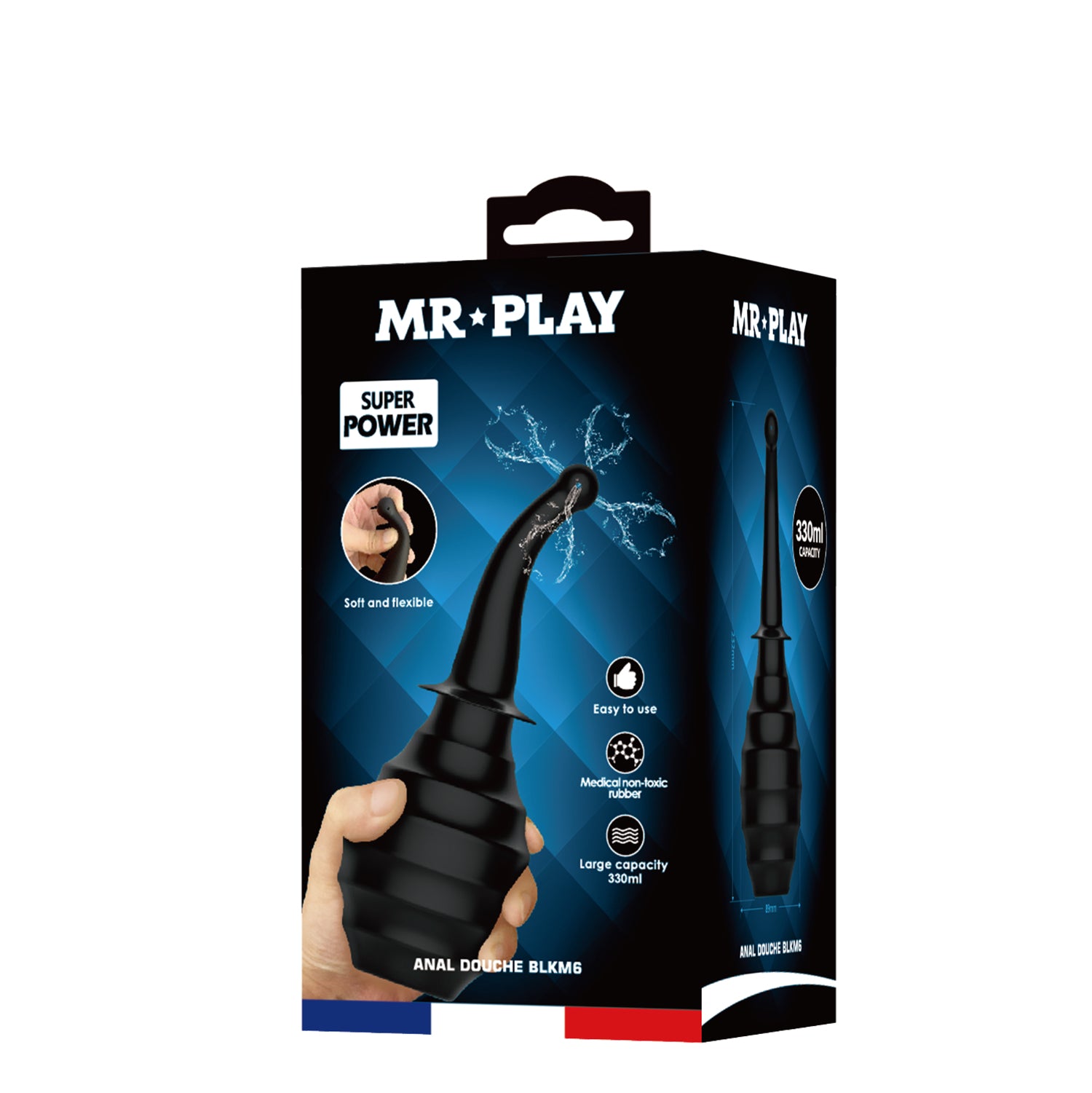 doccia anale blkm6 nero mr play