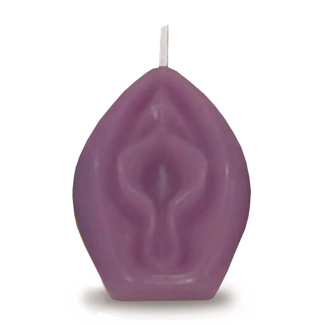 candela profumata vulva purple vaniglia