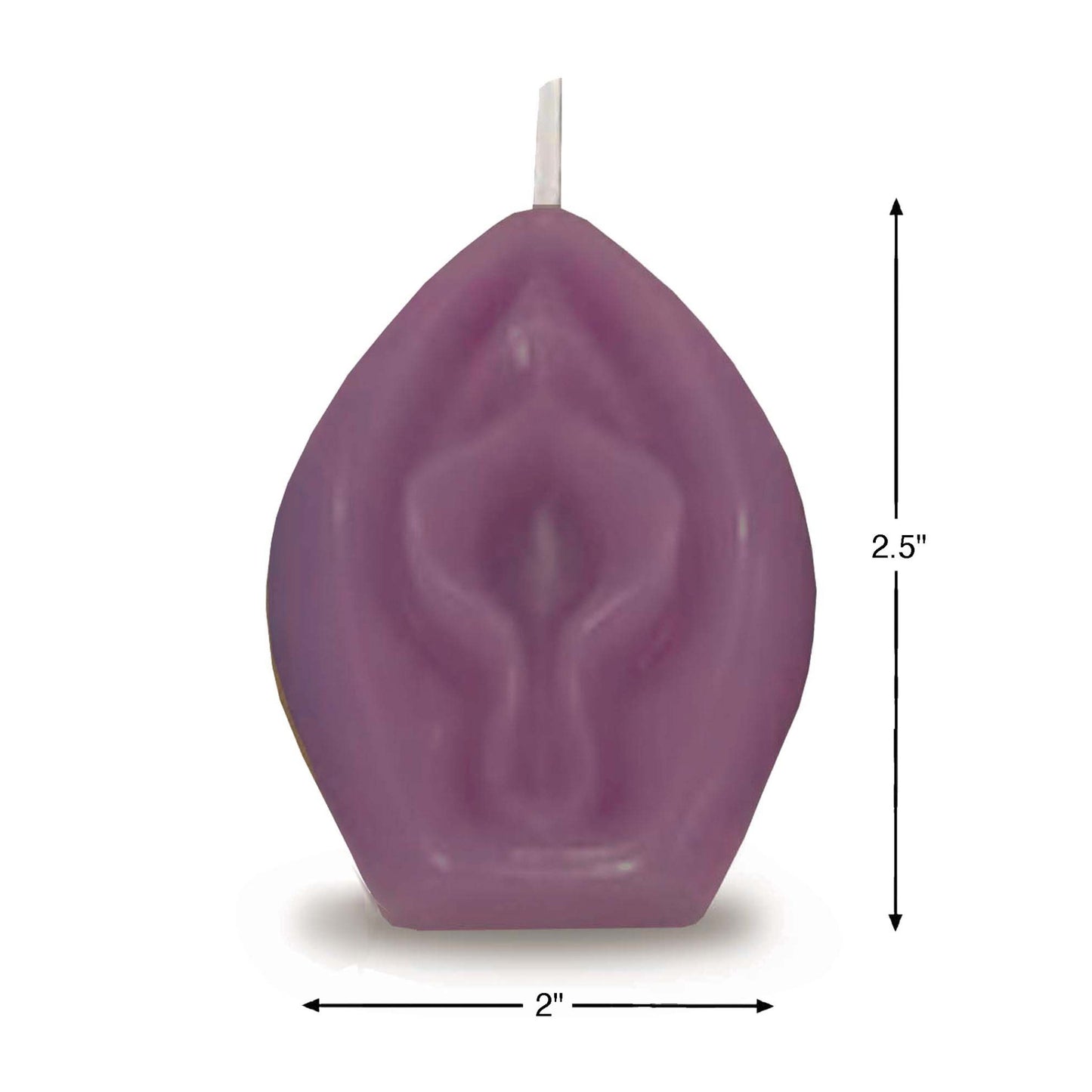 candela profumata vulva purple vaniglia
