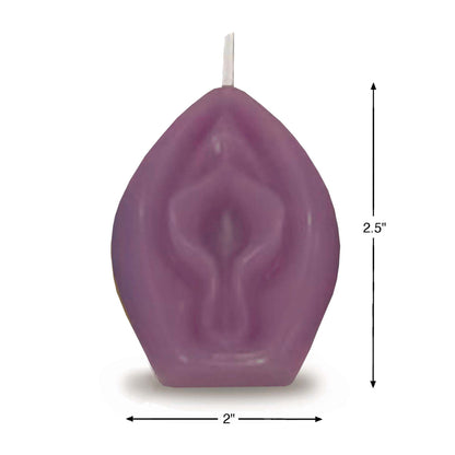 candela profumata vulva purple vaniglia