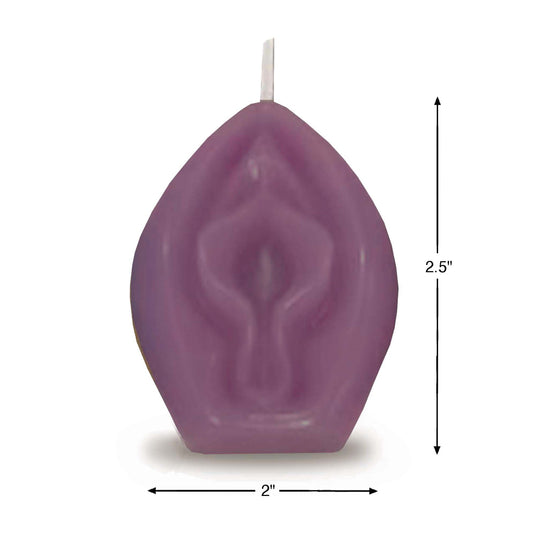 candela profumata vulva purple vaniglia