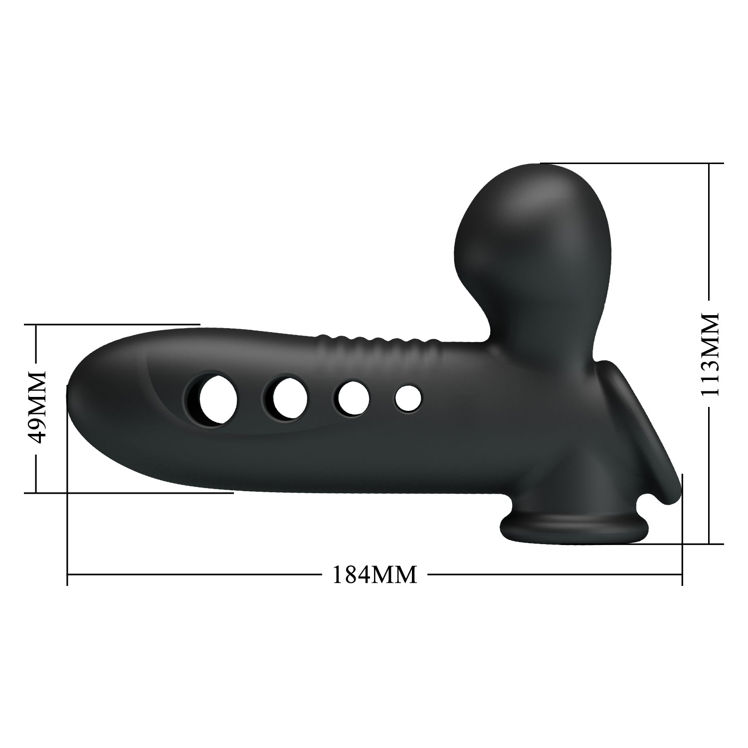 guaina e prolunga pene crane nera pretty love
