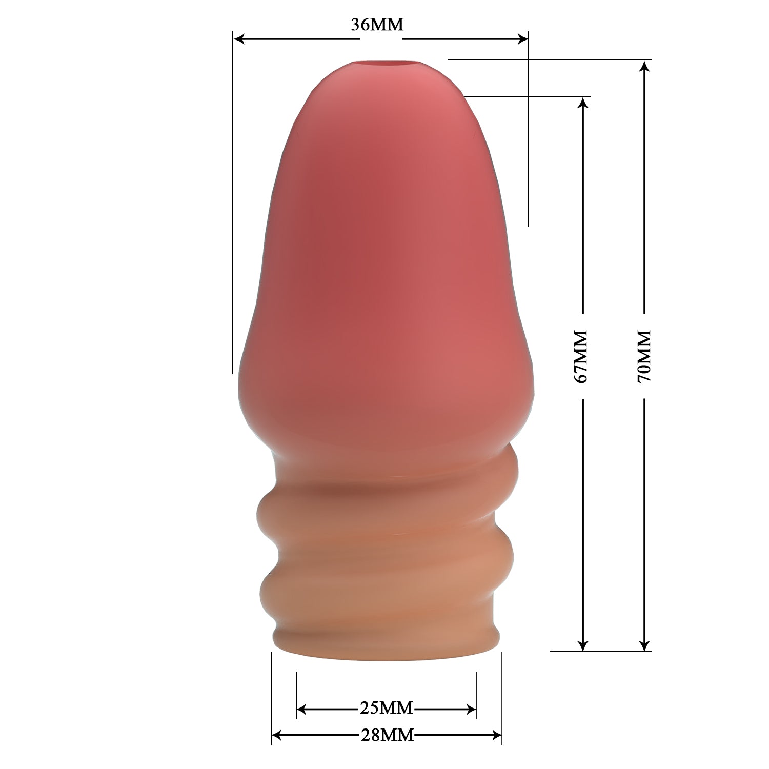 guaina fallica jeremy ii rosa flesh pretty love