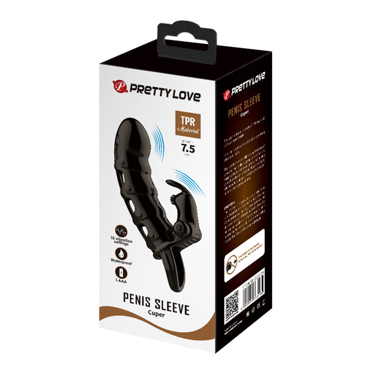 guaina e prolunga pene cuper nero pretty love