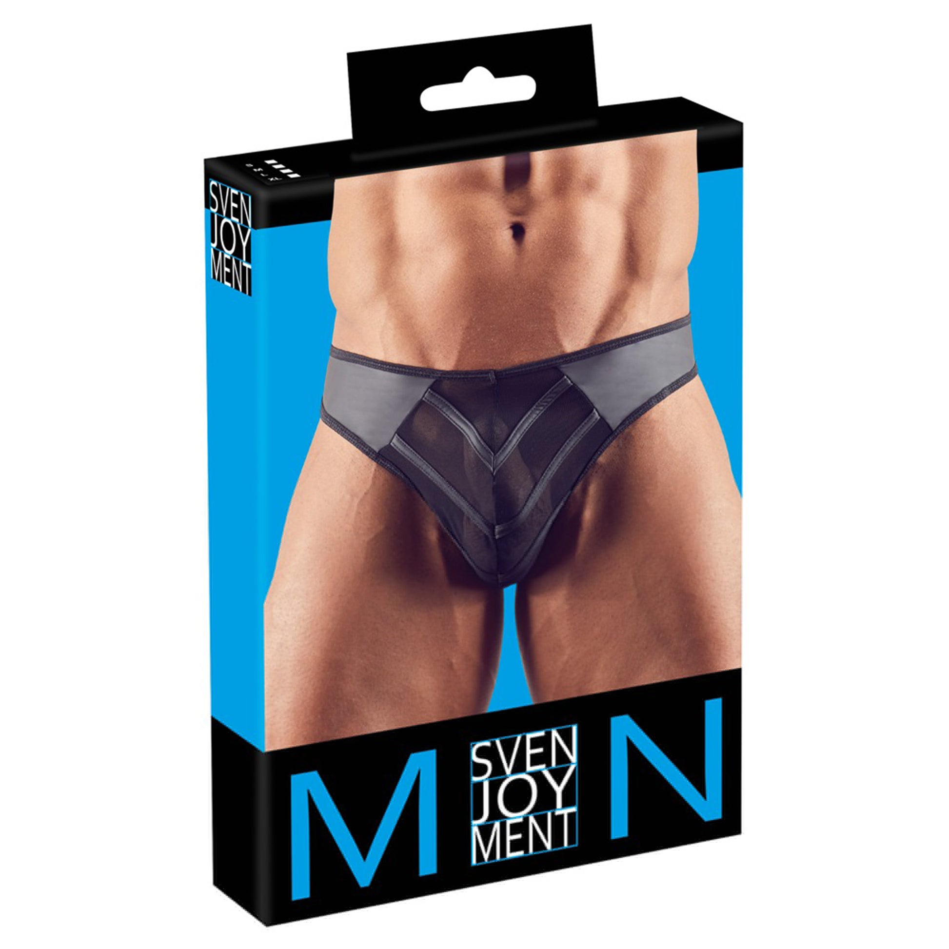 intimo uomo sexy stringman nero l svenjoyment scatola