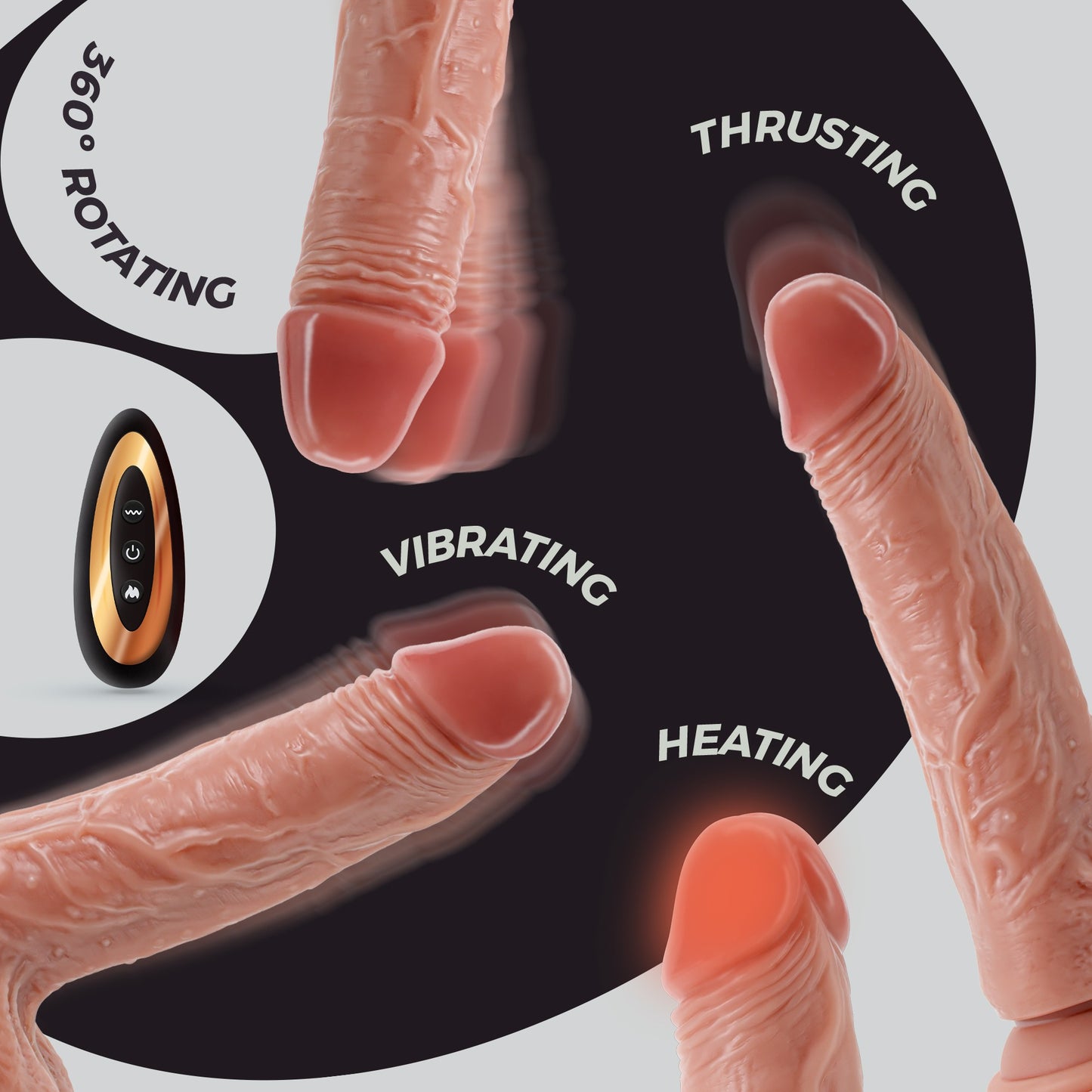 vibratore realistico inviktus 8 5 rosa flesh crushious