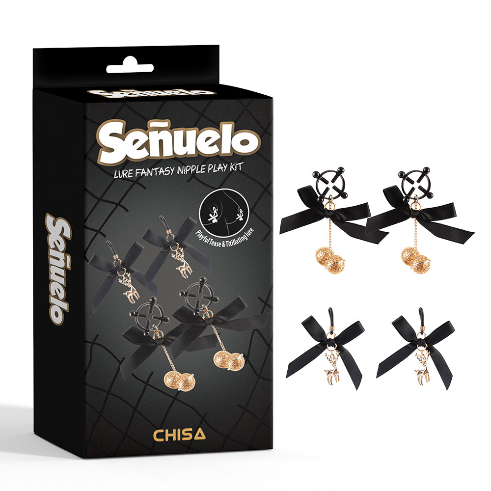 pinzette per capezzoli lure fantasy kit chisa principale