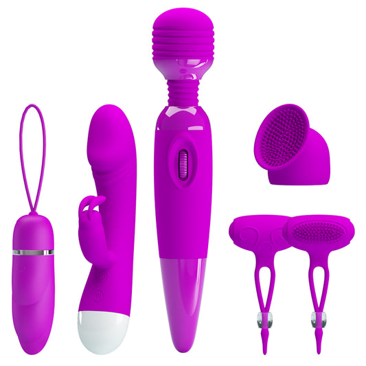 kit vibratori purple desire fucsia pretty love