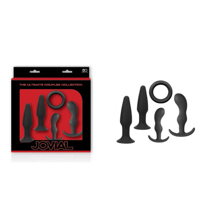 Jovial kit with anal plug and cock ring