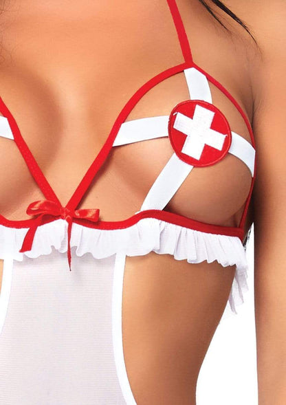 costume infermiera sexy roleplay taglia unica leg avenue