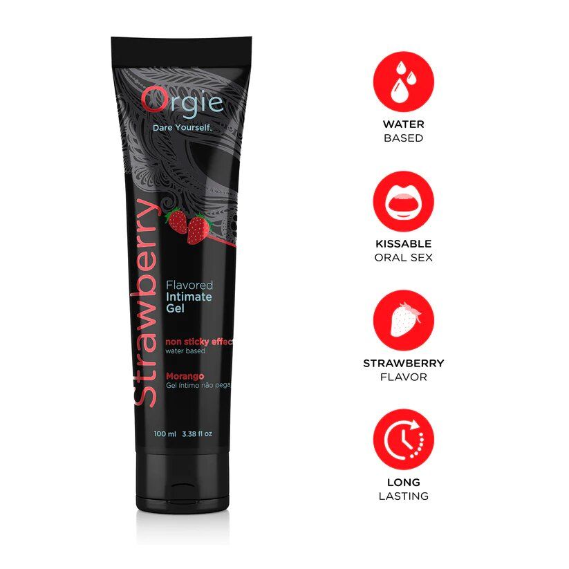 lubrificante vaginale fragola flavor 100ml orgie