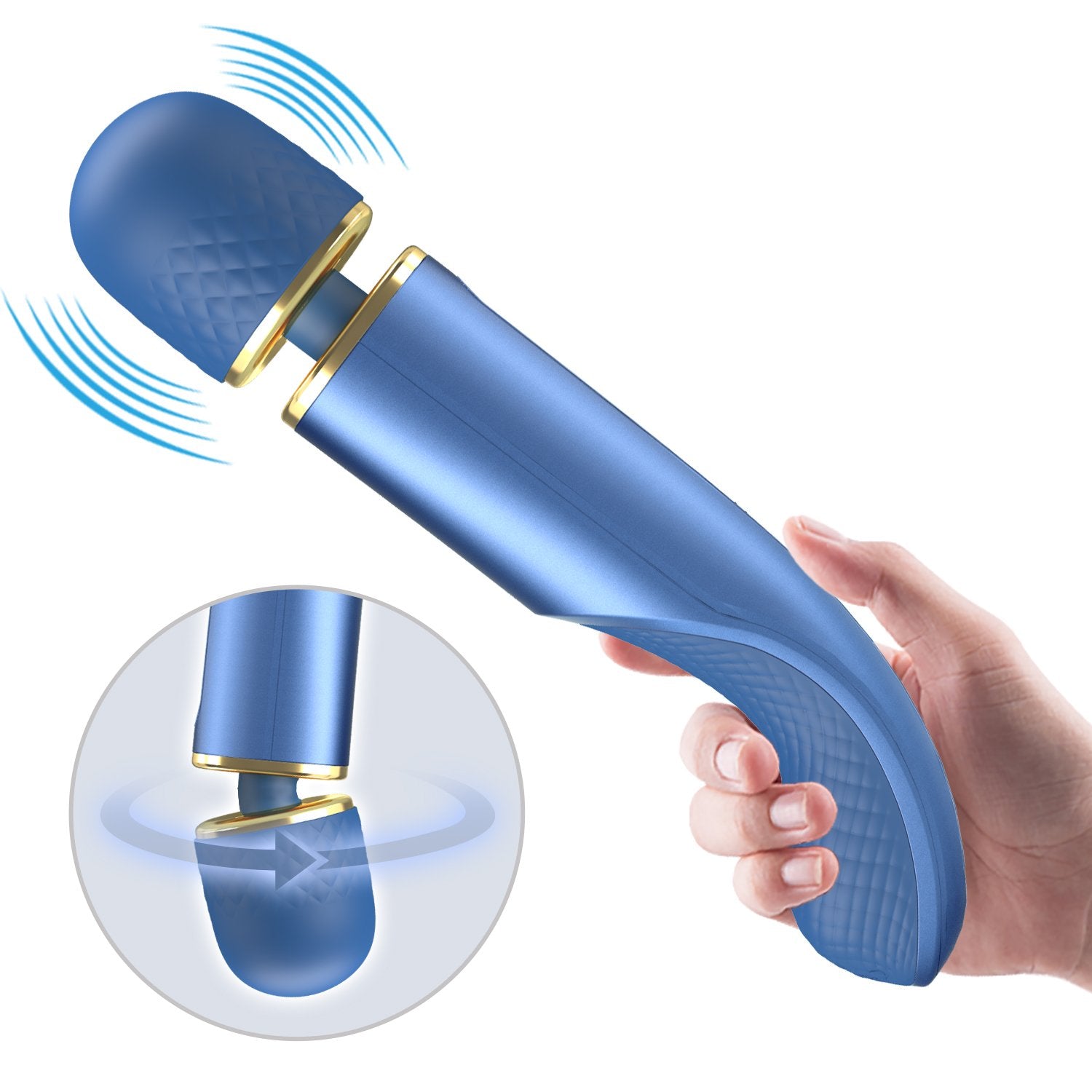 magic wand luxury small blu pretty love