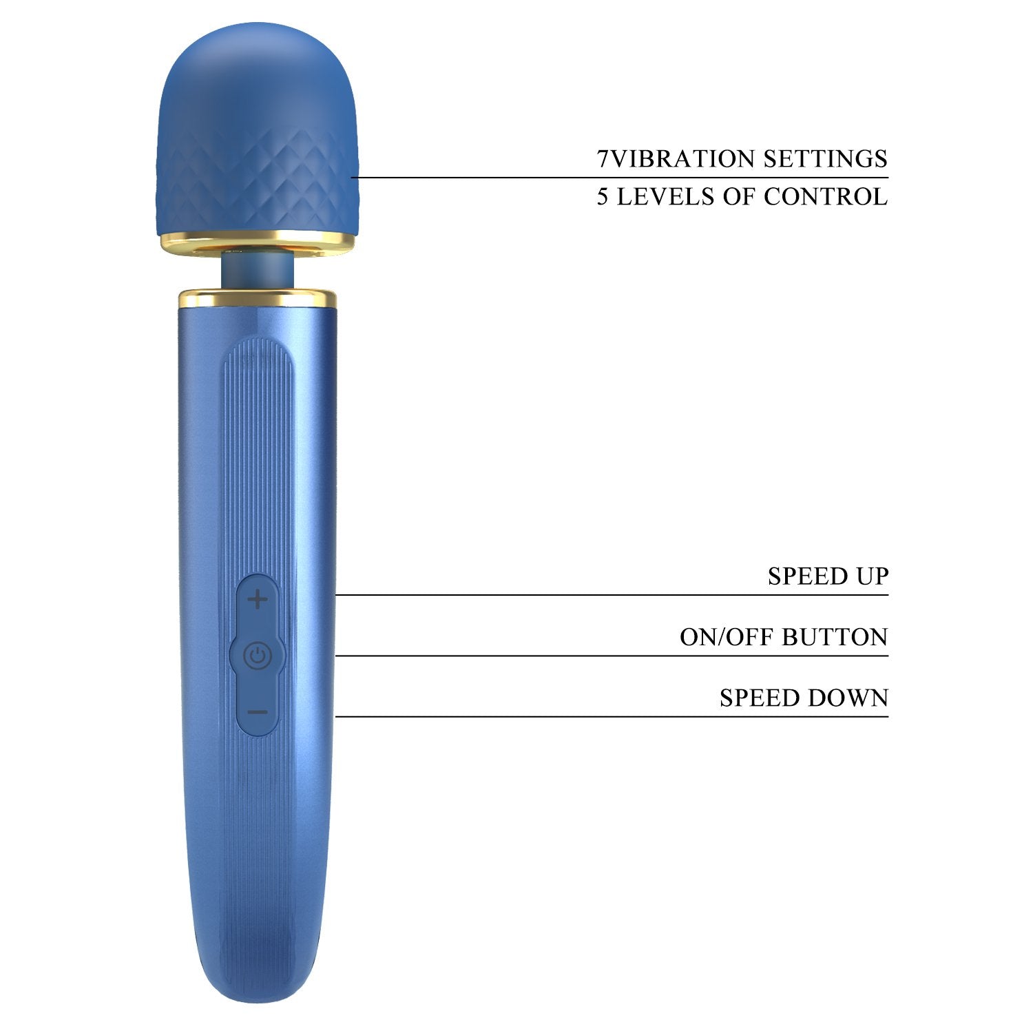 magic wand luxury small blu pretty love