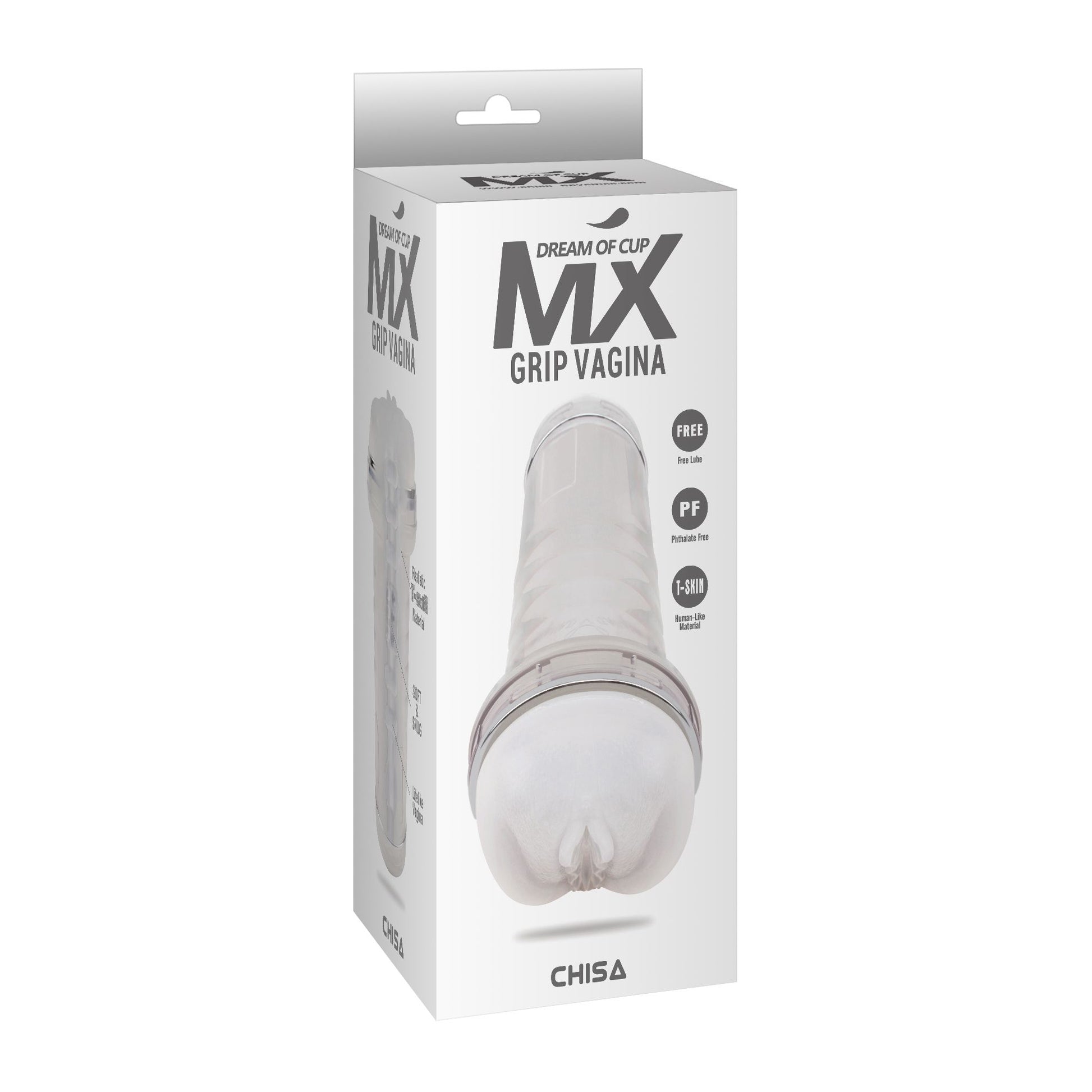 masturbatore grip vagina chisa confezione