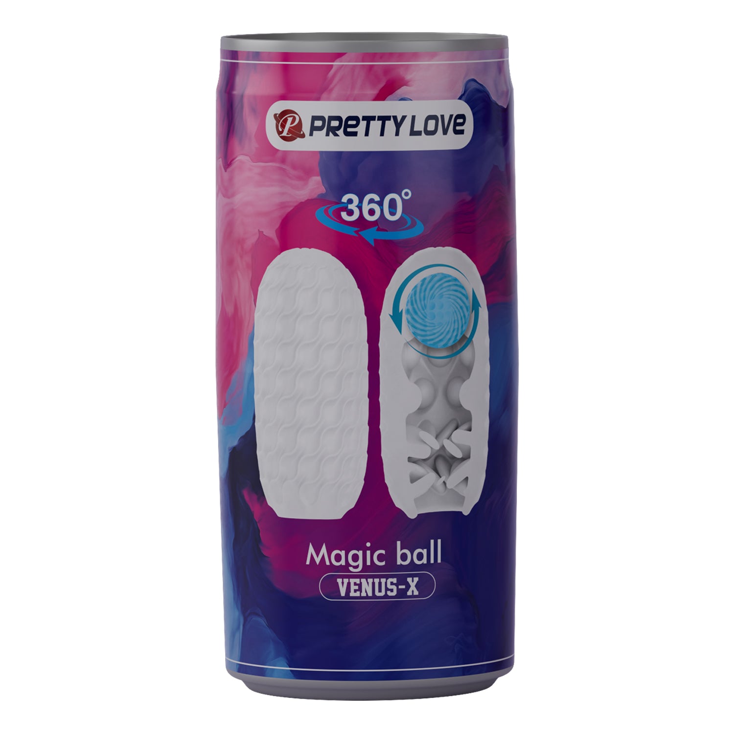 masturbatore magic ball trasparente pretty love