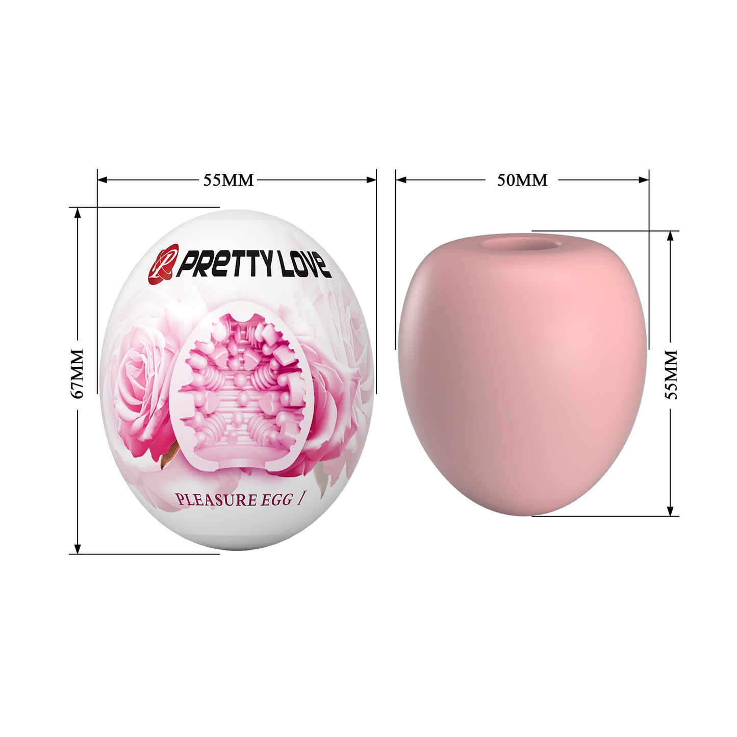 masturbatore pleasure egg i rosa pretty love