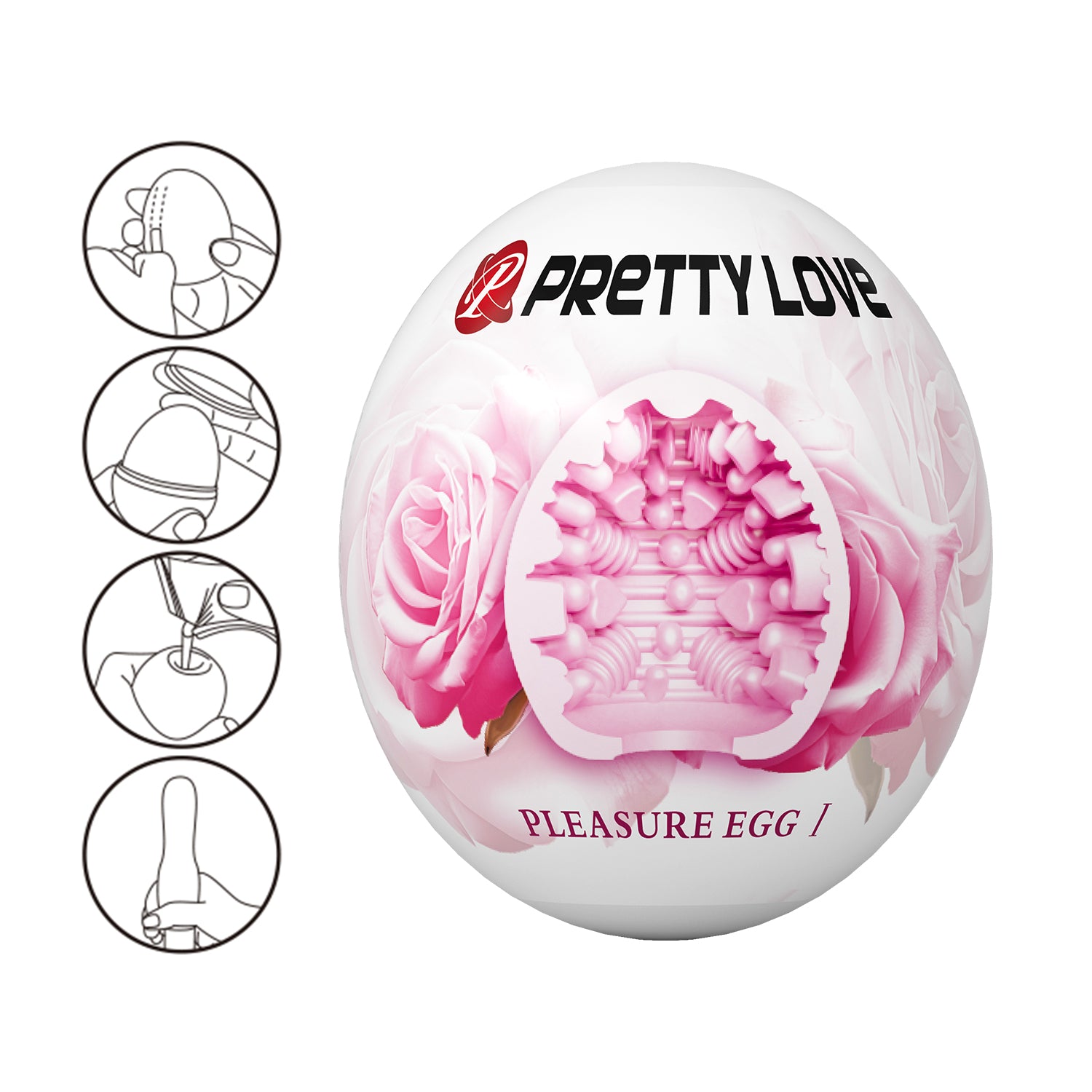 masturbatore pleasure egg i rosa pretty love