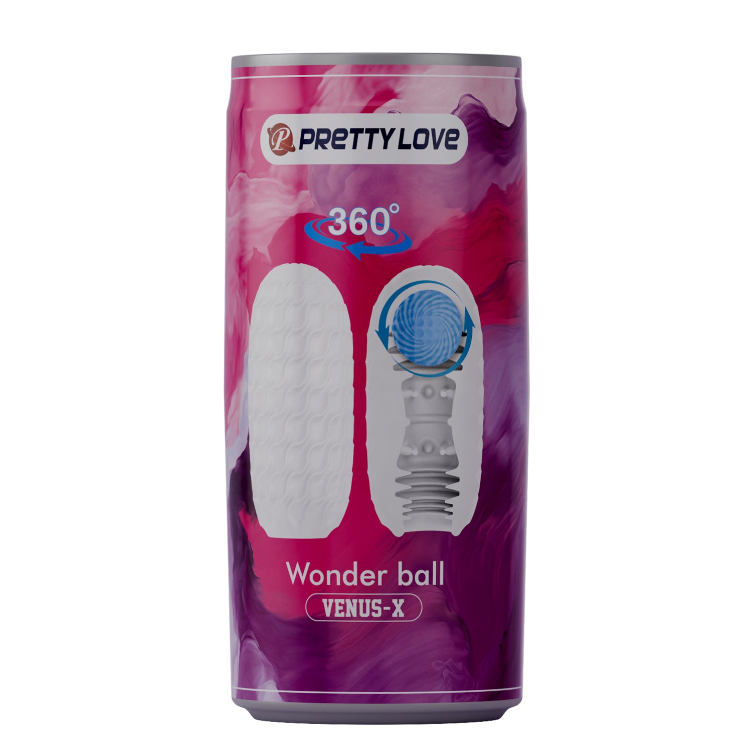 masturbatore wonder ball trasparente pretty love