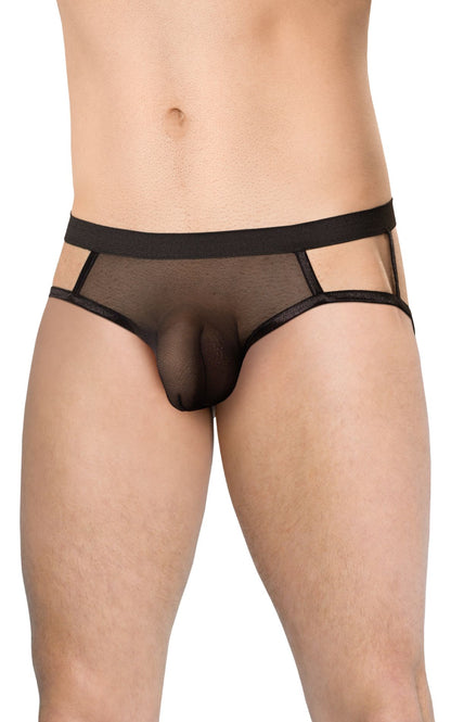 intimo uomo mesh brief nero sl softline