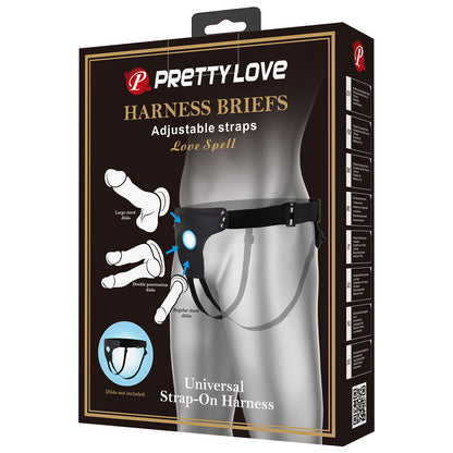 imbracatura strap on love spell nero pretty love