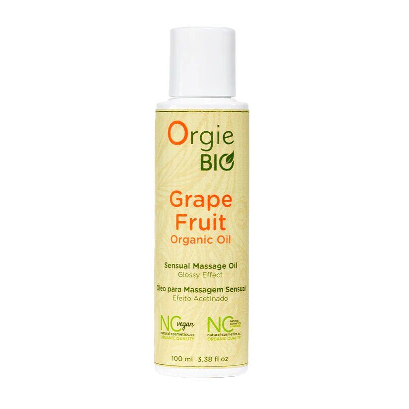 olio massaggio bio pompelmo 100ml orgie