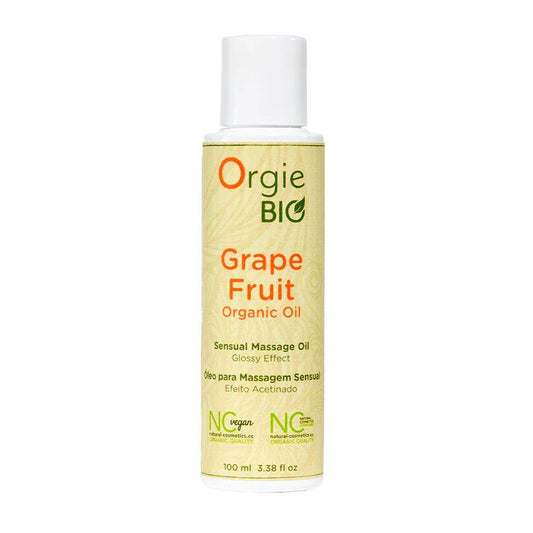 olio massaggio bio pompelmo 100ml orgie