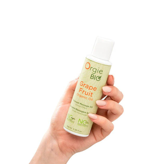 olio massaggio bio pompelmo 100ml orgie