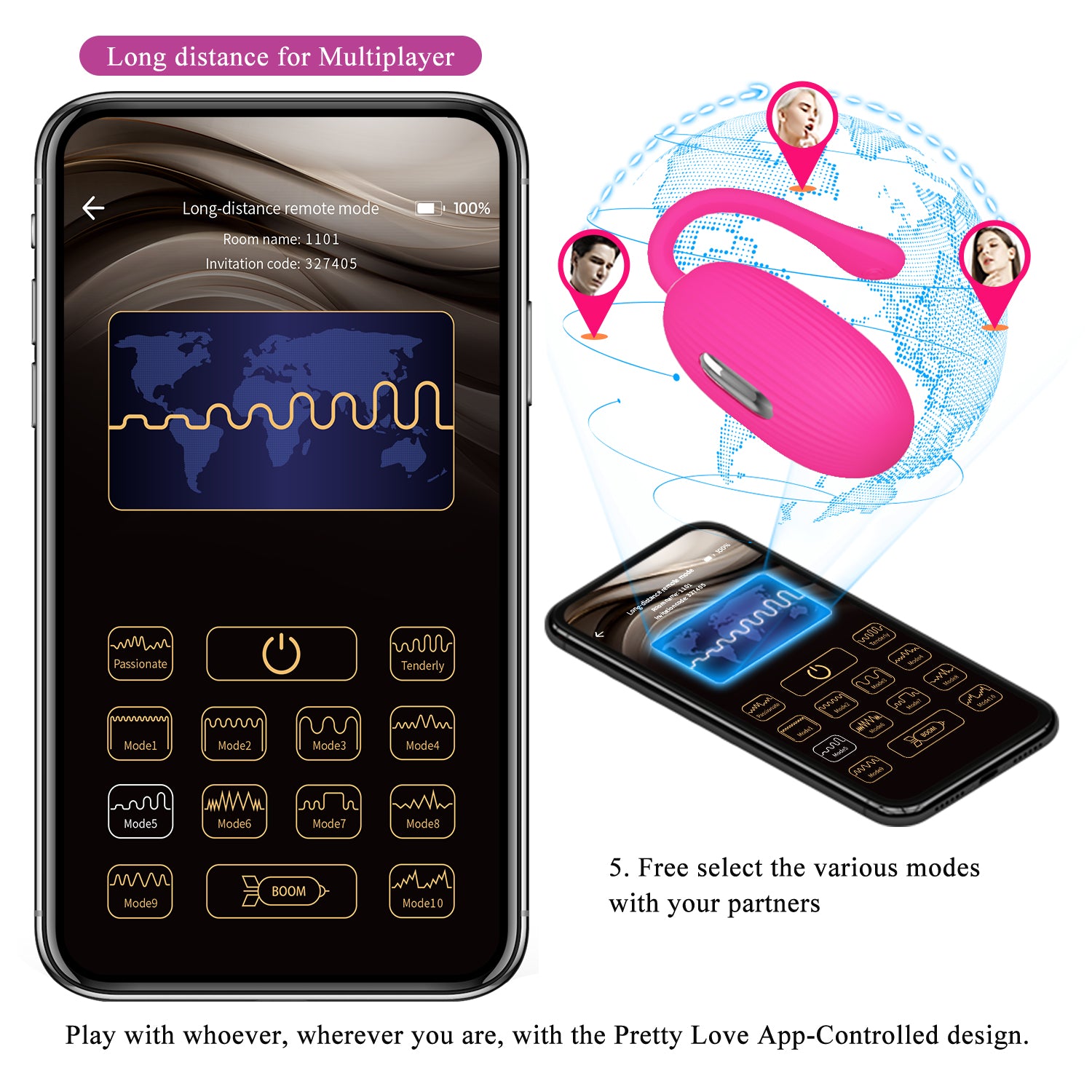ovetto vibrante doreen fucsia pretty love