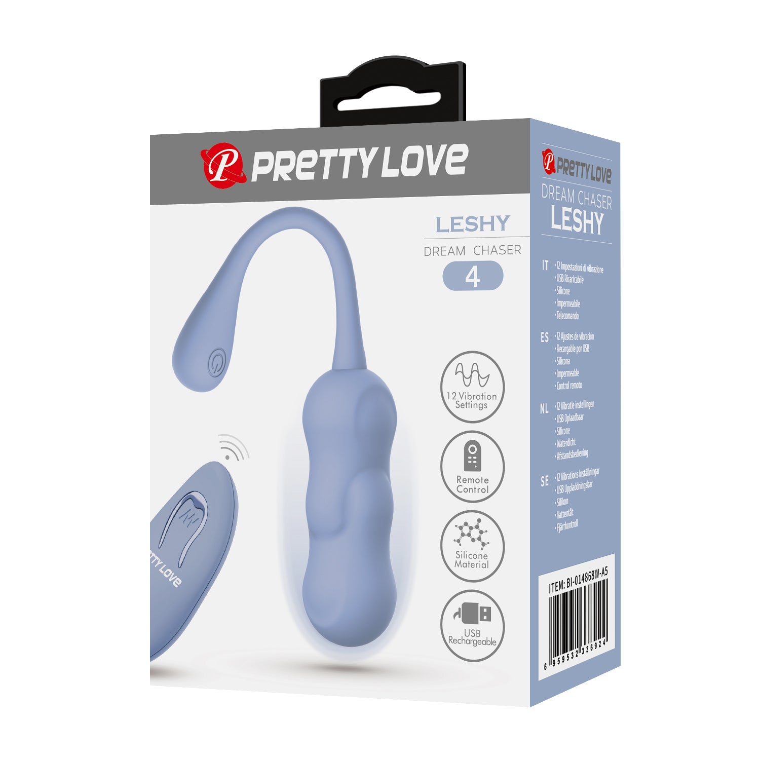 ovetto vibrante leshy grigio pretty love