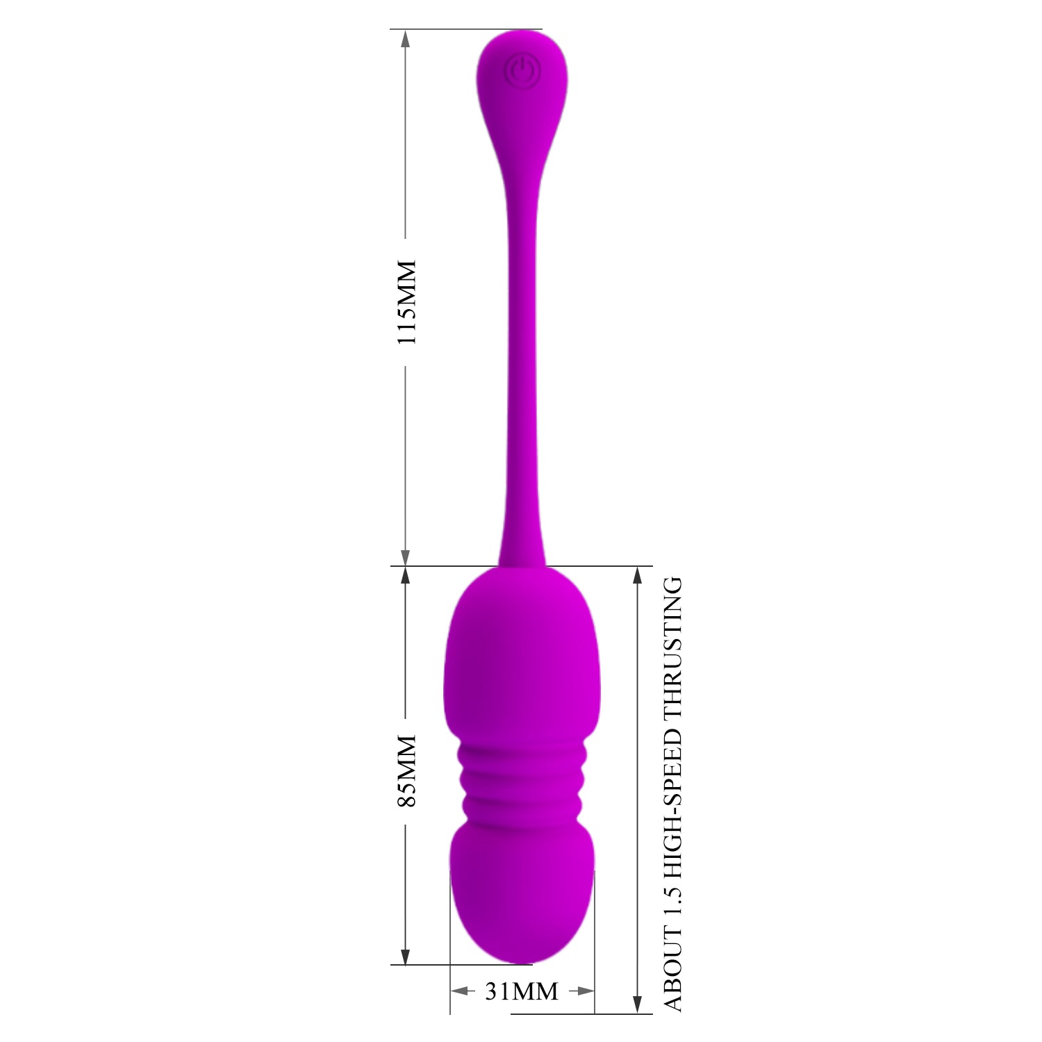 ovetto vibrante callieri fucsia pretty love